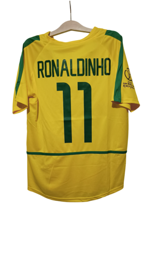 CAMISETA RETRO BRASIL RONALDINHO 2002