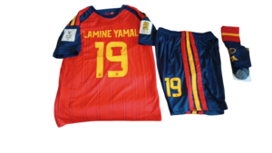 CONJUNTO NIÑOS ESPAÑA TITULAR 26 27 LAMINE YAMAL